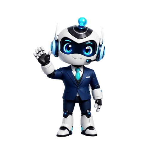 Atlas, WebElevated's AI sales representative, waving