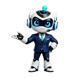 Atlas AI assistant standing on the WebElevated AI globe