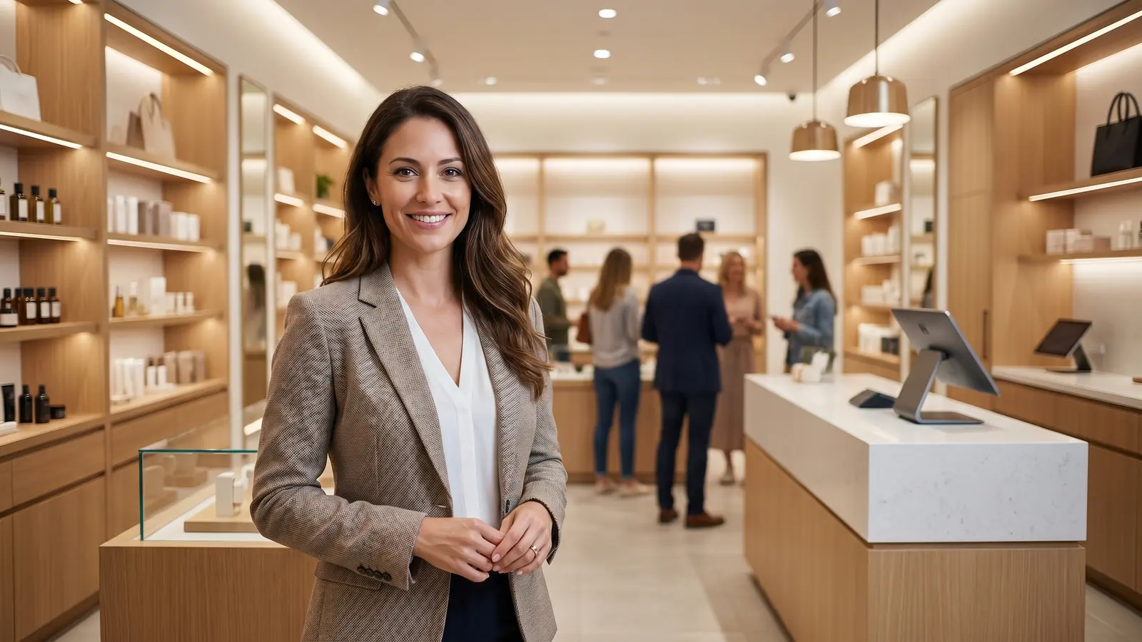 Retail franchise concept storefront